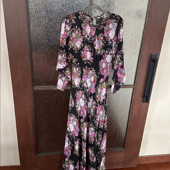 LoveShackFancy Daya Gown Floral Long Sleeve Maxi Dress size 6 - Picture 7 of 13